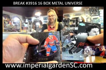 BREAK #3916 : 16 BOX 2022-23 #upperdeck  #SKYBOX METAL UNIVERSE NHL HOCKEY BOX CASE BREAK