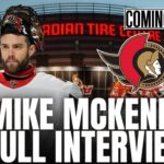 Mike McKenna Full Interview : Ottawa Senators Analysis | Coming in Hot