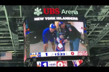 Islanders Honor Thomas Greiss w/ Jumbotron Tribute & Standing O March 24 2022 Red Wings at Isles