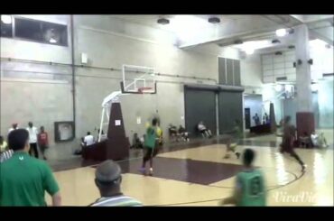 Jordan Harris Jumps Over Defense At FSU Team Camp