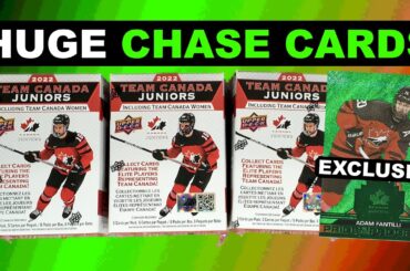MASSIVE Potential... BUT - Opening (3) 2022 Upper Deck Team Canada Juniors Hockey Retail Blasters