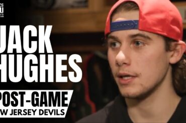 Jack Hughes Reacts to Setting Franchise Record in Points for Devils & Luke Hughes Making NHL Debut