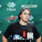 Minnesota Wild center Riley Heidt