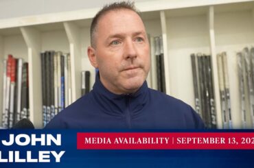 New York Rangers:  John Lilley Media Availability | September 13, 2023