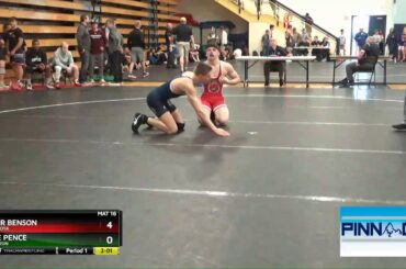 Junior Men 160 Tyler Benson Minnesota Vs Cole Pence Wisconsin