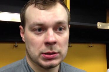 Anton Khudobin says life is good right now with the Bruins