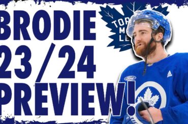 Maple Leafs 2023/24 Player Preview TJ Brodie!