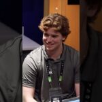 Jacob Fowler's impressive hockey knowledge 🤓 #Goalie #NHLDraft #Shorts