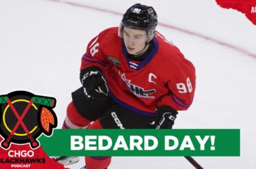 Connor Bedard Makes His Chicago Blackhawks Training Camp Debut | CHGO Blackhawks Podcast