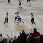 Laval Rocket's Michael Pezzetta and Utica Comets' Dyson Stevenson get into a fight 11/23/19
