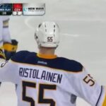 Rasmus Ristolainen records hat trick vs Flames