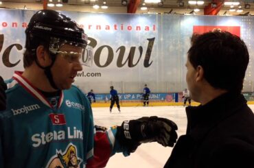 Cameron Hughes And Todd Kelman Get Set For Belfast Giants #PackTheO
