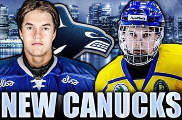 NEW CANUCKS DRAFT PROSPECTS IN 5TH ROUND (Aku Koskenvuo & Jonathan Myrenberg) 2021 NHL Entry Draft