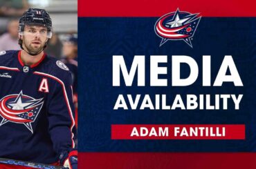 Adam Fantilli makes his BLUE JACKETS DEBUT in Traverse City 😤 | Media Availability (09/15/23)