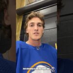 Tage Thompson At NHL Player Media Tour! #nhl #hockey #buffalosabres