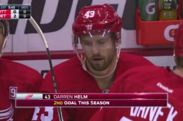 Darren Helm Scores on a breakaway