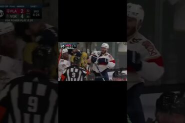 Are the Panthers done for? Nicolas Hague laughing at scrap #shorts #nhl #knights #panthers #playoffs