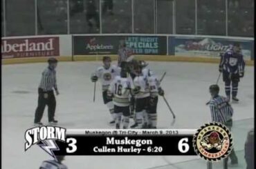 March 9, 2013: Tri-City Storm vs. Muskegon Lumberjacks