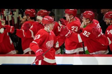 Lucas Raymond Scores His First NHL Goal | OCT 19th