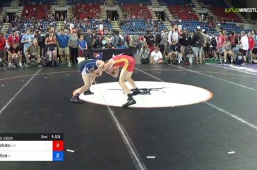 2018 USMC-USAW Cadet & Junior FS Nationals/Cadet 94 Consi Of 16 #2 - Colton White (WV) Vs. Kyle Ri