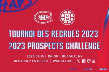 Montreal vs. Boston | Postgame media ops | 2023 Prospects Challenge