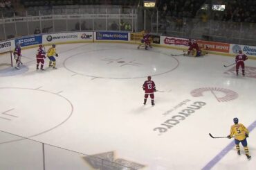 Juniorkronorna vs Ryssland  - Joel Ek Eriksson gör 3-0 efter ett långt anfall