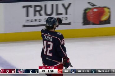 Gustav Nyquist 3-0 Goal off a Beautiful Lob Pass From Alexandre Texier (Jan. 1, 2022)