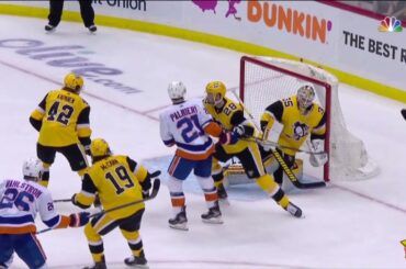 Kyle Palmieri sneaks in OT winner as Isles notch 4-3 win in Game 1 vs. Pens