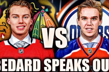 CONNOR BEDARD SPEAKS OUT ON CONNOR McDAVID (Future Rivalry?) Chicago Blackhawks, Edmonton Oilers NHL
