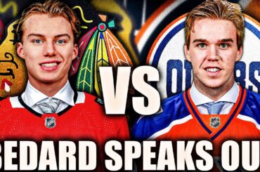 CONNOR BEDARD SPEAKS OUT ON CONNOR McDAVID (Future Rivalry?) Chicago Blackhawks, Edmonton Oilers NHL