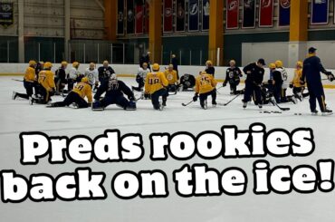 Preds rookie camp is underway!