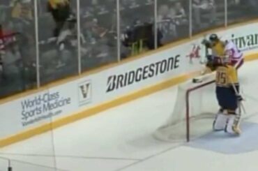 Darren Helm drills Ryan Suter