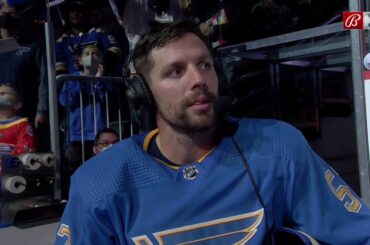 David Perron says Blues' home-opener win felt 'unbelievable'