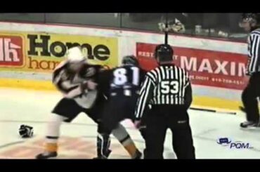 Simon Fortier vs Jean-Francois Leblanc Jan 23, 2013