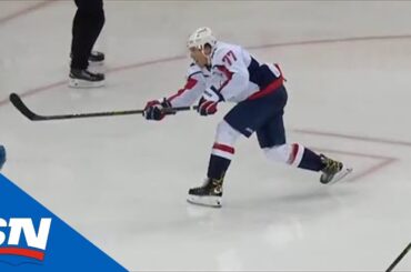 T.J. Oshie Scores In First Game Back After Father's Passing