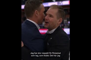 Joel Lundqvist hyllar Färjestad efter sin sista match i Löfbergs Arena