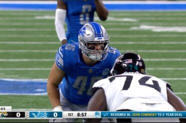 Detroit Lions LB Jack Campbell in Preseason Week 2