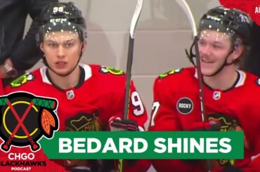 Connor Bedard shines for Chicago Blackhawks in Prospects Showcase | CHGO Blackhawks Podcast