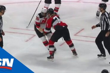 P.K. Subban And Brady Tkachuk Brawl In Heated Fight