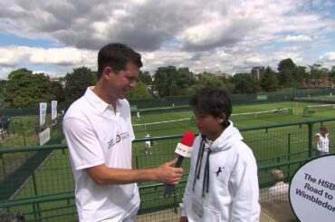 Tim Henman introduces the 2013 Road to Wimbledon junior tournament