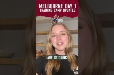 Logan Cooley, Clayton Keller and Arizona Coyotes arrive in Melbourne for Training Camp