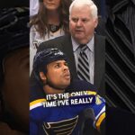 Ryan Reaves grabbed Ken Hitchcock by the tie during an FU match on the bench in St. Louis #shorts