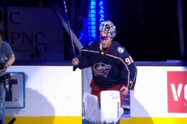 Final Seconds as Elvis Merzļikins Records His 1st Career NHL Win (Dec. 31, 2019)