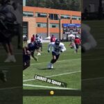 Tyler Lockett vs Witherspoon 1 v 1. #football #seahawkscamp #tylerlockett #devonwitherspoon #shorts