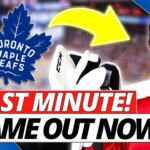HAPPENED NOW! CAME OUT NOW! TORONTO MAPLE LEAFS NEWS TODAY! NHL NEWS!