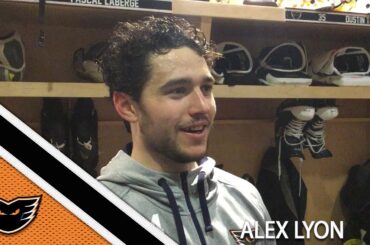 2018.4.14 Alex Lyon Post-Game