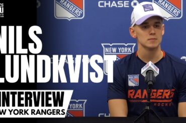 Nils Lundkvist talks Getting Comfortable in the NHL & Development With New York Rangers