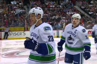 Canucks at Senators - Alex Edler 1-0 Goal - 12.10.11 - HD