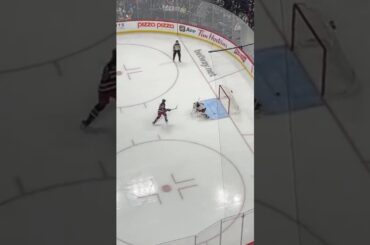 Morgan Barron’s Five-Hole Penalty Shot Goal on Vitek Vanecek | Winnipeg Jets vs New Jersey Devils