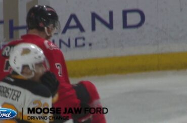 Warrior Goal 1 by # 7 Brayden Tracey Moose Jaw Ford - Your peopl